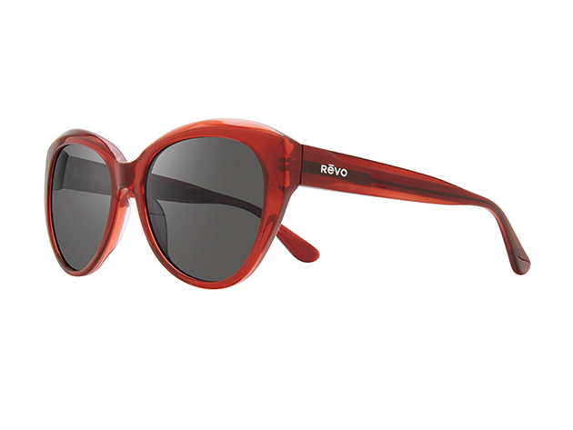 Revo Rose Red & Graphite Cat Eye Sunglasses (Store-Display Model)
