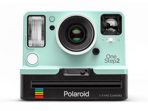 mint polaroid camera