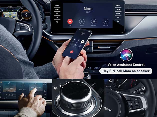 Wireless Car Adapter (For Apple CarPlay/White)