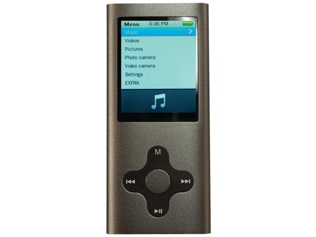 Eclipse 4GB MP3 Music and Video Player with 1.8-Inch Touchscreen Display and FM Radio, Silver (New Open Box)