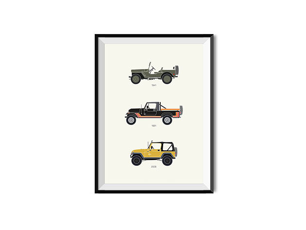The Grandfather of 4x4 Jeep Poster (18"x 24")