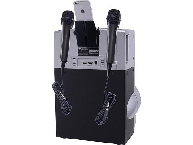 Karaoke USA WK760 All-In-One Wi-Fi Karaoke Machine with 7 inch Screen