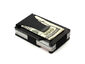 Minimalist Aluminum Wallet w/ Money Clip RFID Blocking Technology - Black