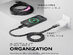 Statik® MagStack™ Slim Pro 3ft USB-C Tangle-Free Magnetic 100W Fast Charge Cables