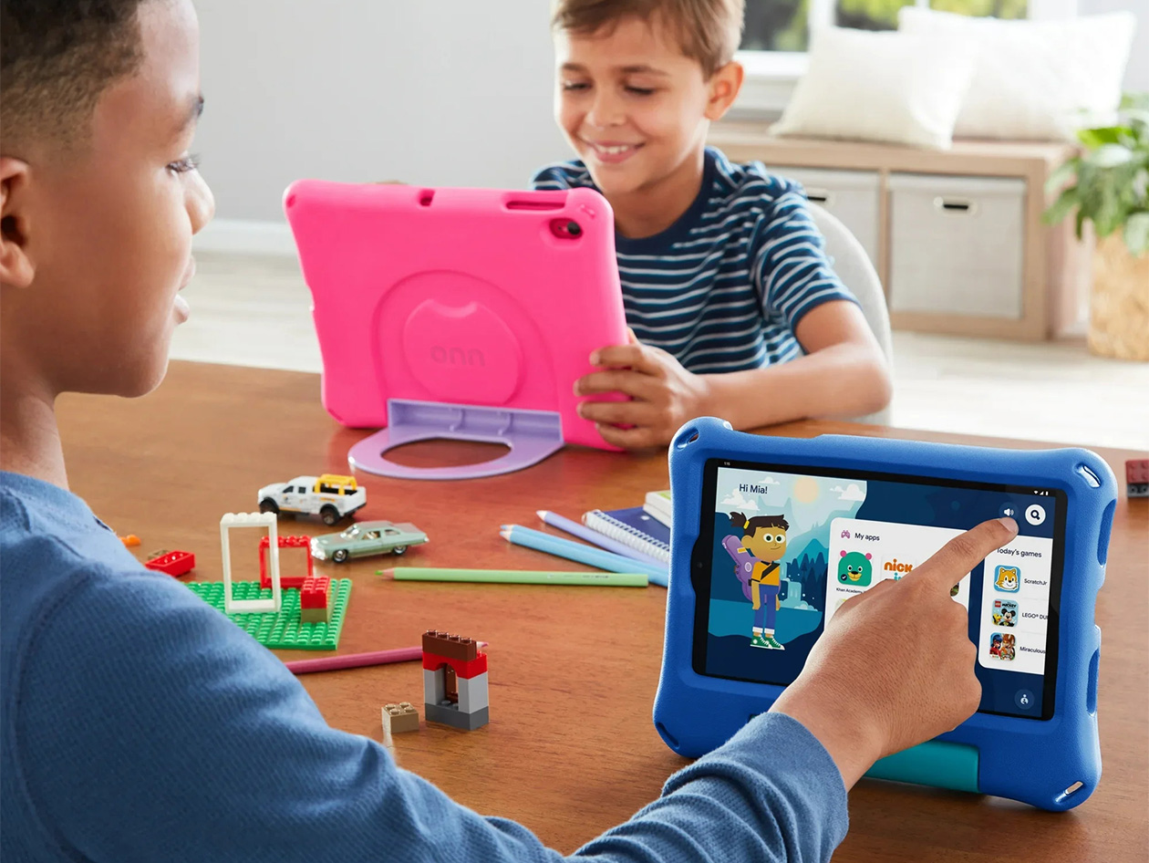 onn 8" Kids Tablet (2024) Android 14 3GB RAM 32GB eMMC Pink (Open Box)