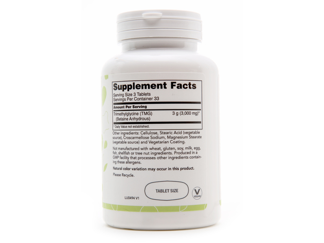 LuckyVitamin - TMG Betaine 1000 mg. - 100 Tablets