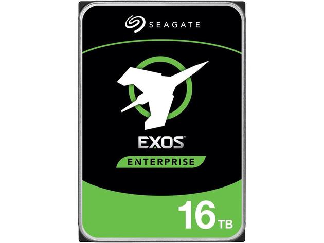 Seagate Exos X16 ST16000NM002G 16TB 7200 RPM 256MB Cache SAS 12Gb/s 3.5" Hard Drives, 512E/4KN