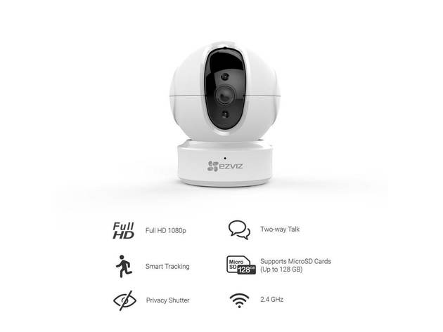 Ezviz EZ2461C2WH C6CN 1080p Indoor Wi-Fi Security Camera