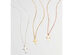Tiny Cross Necklace - Rose