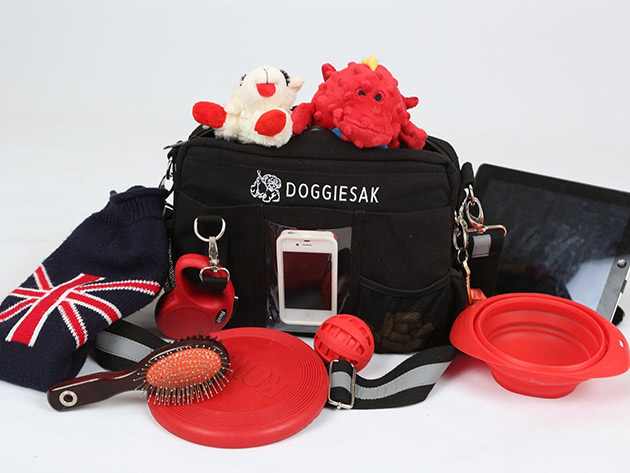 DoggieSak: Dog Walking Bag (Black)