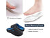 Men's Original Two-Tone Memory Foam Slippers (Dark Gray/Blue, Size 13-14)