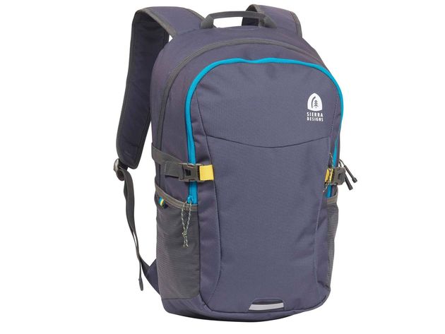Sierra Designs Hydration Compatible Spacious Front Vertical Pocket Crested Butte 20L Daypack, Gray