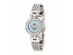 Charles Hubert Ladies Stainless Steel MOP Dial Wire Bangle Watch