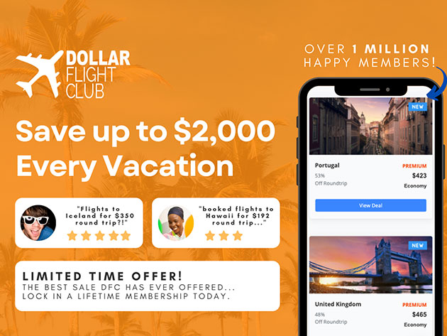 Dollar Flight Club Premium Plus+ Lifetime Subscription