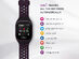 GoBe3 Wearable Health, Fitness, and Activity Tracker (Dark Purple)