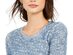 Style & Co Women's Marled Eyelash-Texture Sweater Navy Size Extra Large