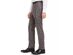 Bar III Men's Slim-Fit Gray/Brown Plaid Suit Separate Pants Gray Size 33X32