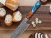 Seido™ Kiritsuke 8.5" Damascus Chef Knife (Sapphire Blue)