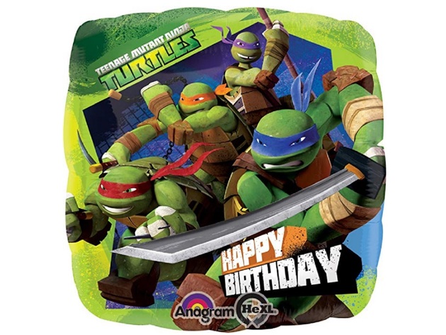Anagram Ninja Turtles 18" Foil Birthday Balloon