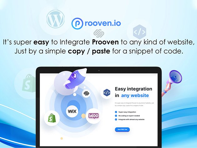 Prooven.io: Automated Smart Social Proof Software (Unlimited Plan)