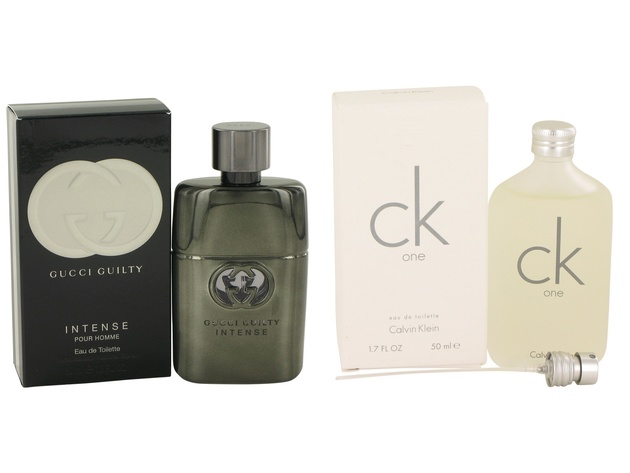 Gift set  Gucci Guilty Intense by Gucci EDT Spray 1.7 oz And  CK ONE EDT Pour/Spray (Unisex) 1.7 oz