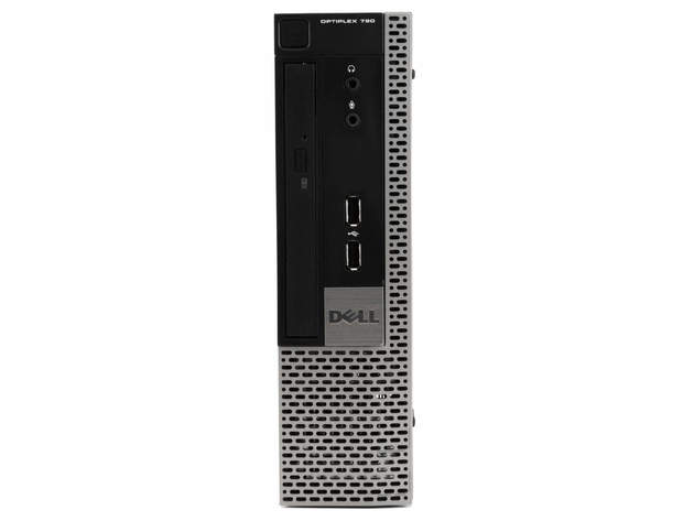 Dell OptiPlex 790 Ultra Small Form Factor Computer PC, 3.10 GHz Intel Core i3, 16GB DDR3 RAM, 120GB SSD Hard Drive, Windows 10 Home 64Bit (Renewed)