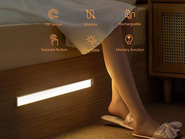 3-Temperature Motion Sensor LED Cabinet Light (3-Pack/30cm)