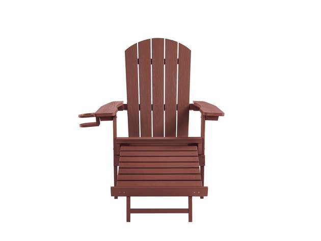 Cal Adirondack Chair Brick Red