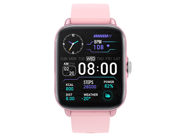 Chronowatch C-Max Call Time Smartwatch (Pink) | PCWorld
