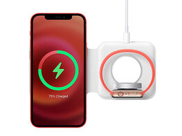 2-in-1 Folding Wireless Magnetic Suction Charger