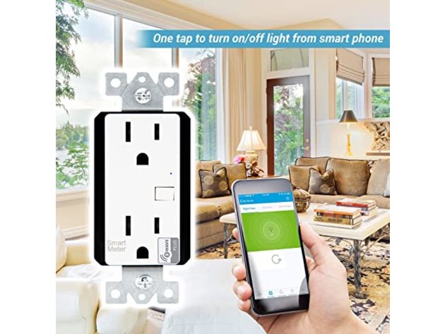 Enerwave ZW15SM-N Z-Wave In-Wall Smart Meter On / Off Switch (New)