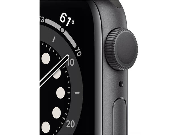 Apple MG133LL Series 6 Watch (GPS) - Space Gray - 40mm