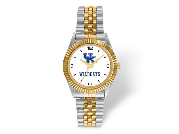 LogoArt Mens University of Kentucky Pro Two-tone Watch