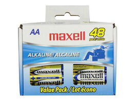 Maxell 723443 48 Pack of AA Batteries