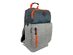 Bondka 20.5 Inch Jumpstreet Backpack with Dual Pleated Bottle Pouches, Black/Gray Heather with Orange Accent