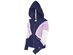 Champion Women's Color Block Hooded Sweatshirt Purple Size Medium