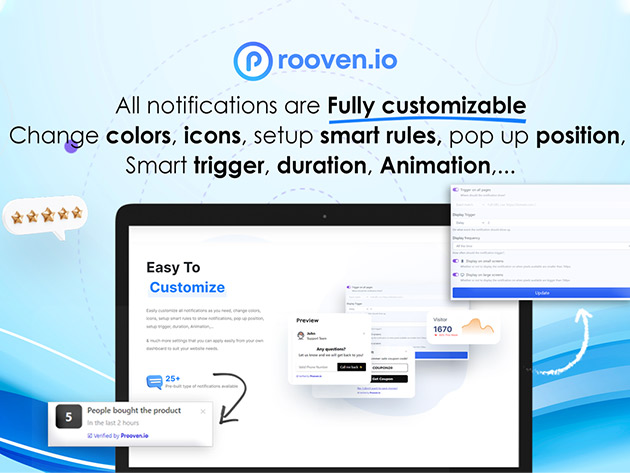 Prooven.io: Automated Smart Social Proof Software (Advanced Plan)	