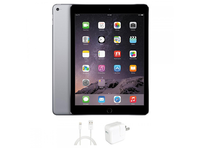 Apple iPad Air (2013) 32GB Black (Wi-Fi Only) Bundle with Beats Flex Headphones (Refurbished)