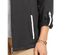 Karen Scott Women's Sport French Terry Ribbon-Trim Jacket Black Size Large