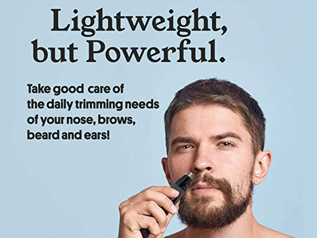 Water-Resistant Nose & Ear Hair Trimmer