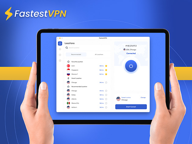 FastestVPN: Lifetime Subscription (15 Devices)