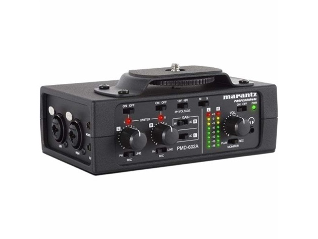 Marantz PMD-602A 2-Channel Battery-Operated DSLR Cameras Audio Interface