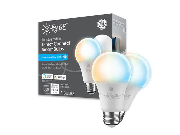 Cync By GE 93128974 Tunable White Direct Connect Smart Bulbs 2 LED A19 