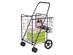 Costway Folding Shopping Cart Jumbo Basket Grocery Laundry Travel w/ Swivel Wheels