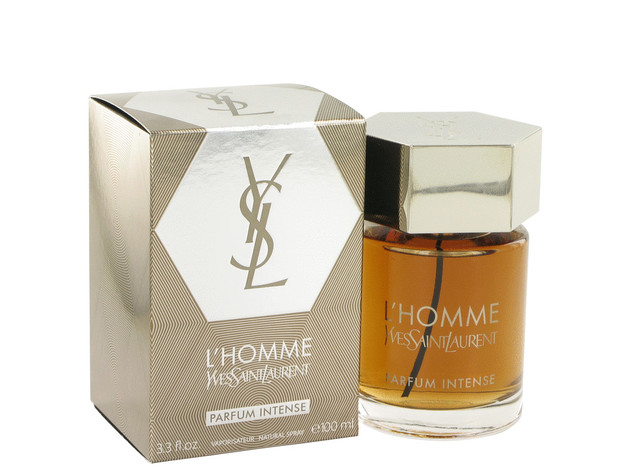 3 Pack L'homme L'Intense by Yves Saint Laurent Eau De Parfum Spray 3.3 oz for Men