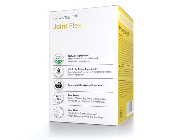 Avalife Joint Flex - Joint Support Supplements for Men & Women - Gluten Free, Vegan & Non-GMO - 60 Capsules
