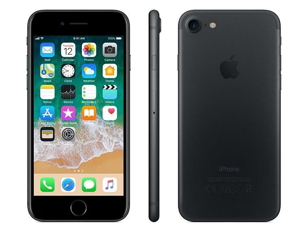 Apple iPhone 7 (A1660) 32GB - Matte Black (Refurbished Grade A: Fully Unlocked)