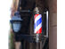 Costway 30'' Barber Shop Pole Red White Blue Rotating Light Stripes Sign Hair Salon - As pic