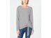INC International Concepts Women's Ruched Top Green Size Extra Large