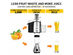 Costway Electric Juicer Wide Mouth Fruit & Vegetable Centrifugal Juice Extractor 2 Speed - Black + Sliver